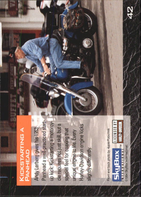 1994 Harley Davidson Collector Cards 1-80 (A5009) - You Pick - 10+ FREE SHIP - Picture 85 of 181