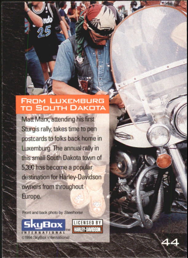 1994 Harley Davidson Collector Cards 1-80 (A5009) - You Pick - 10+ FREE SHIP - Picture 89 of 181