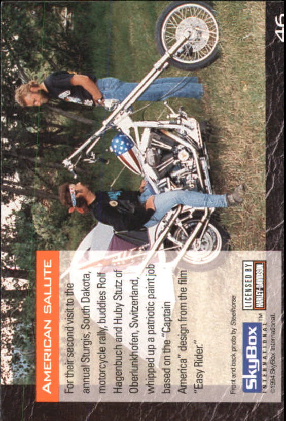 1994 Harley Davidson Collector Cards 1-80 (A5009) - You Pick - 10+ FREE SHIP - Picture 93 of 181