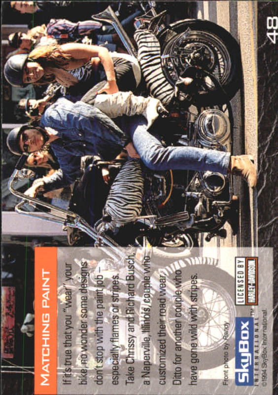 1994 Harley Davidson Collector Cards 1-80 (A5009) - You Pick - 10+ FREE SHIP - Picture 97 of 181