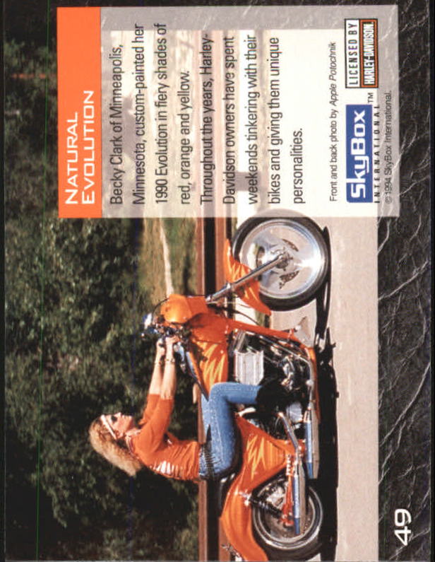 1994 Harley Davidson Collector Cards 1-80 (A5009) - You Pick - 10+ FREE SHIP - Picture 99 of 181