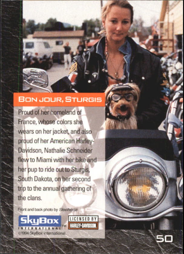 1994 Harley Davidson Collector Cards 1-80 (A5009) - You Pick - 10+ FREE SHIP - Picture 101 of 181