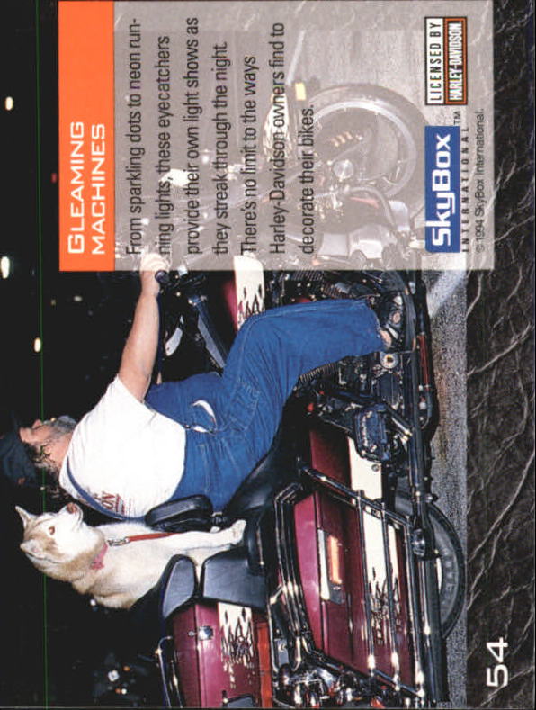 1994 Harley Davidson Collector Cards 1-80 (A5009) - You Pick - 10+ FREE SHIP - Picture 109 of 181