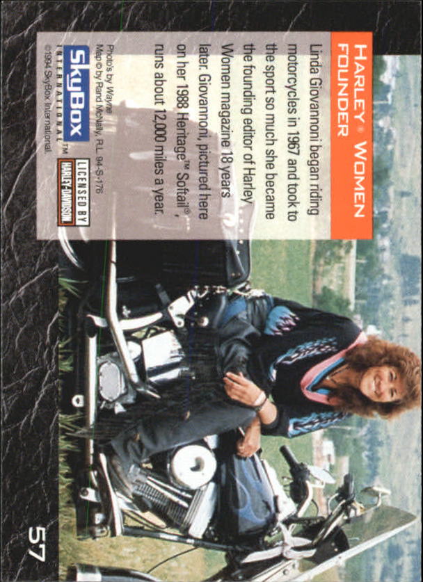 1994 Harley Davidson Collector Cards 1-80 (A5009) - You Pick - 10+ FREE SHIP - Picture 115 of 181