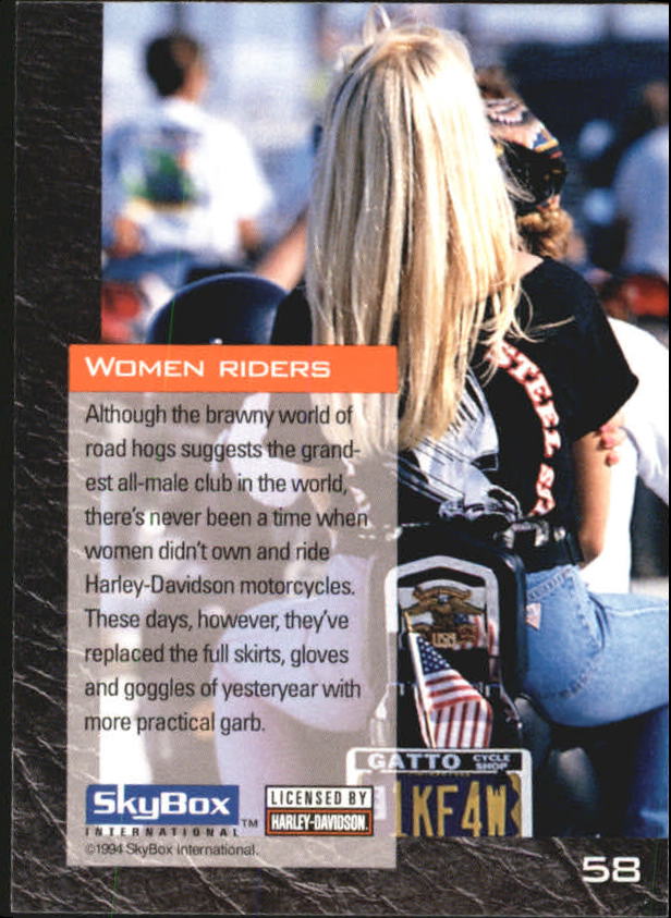 1994 Harley Davidson Collector Cards 1-80 (A5009) - You Pick - 10+ FREE SHIP - Picture 117 of 181