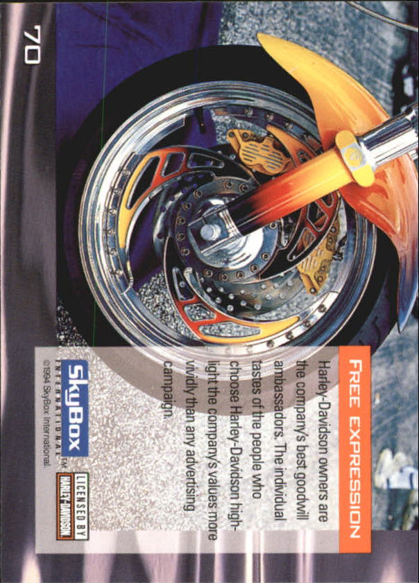 1994 Harley Davidson Collector Cards 1-80 (A5009) - You Pick - 10+ FREE SHIP - Picture 141 of 181
