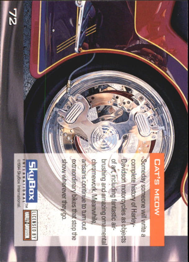 1994 Harley Davidson Collector Cards 1-80 (A5009) - You Pick - 10+ FREE SHIP - Picture 145 of 181
