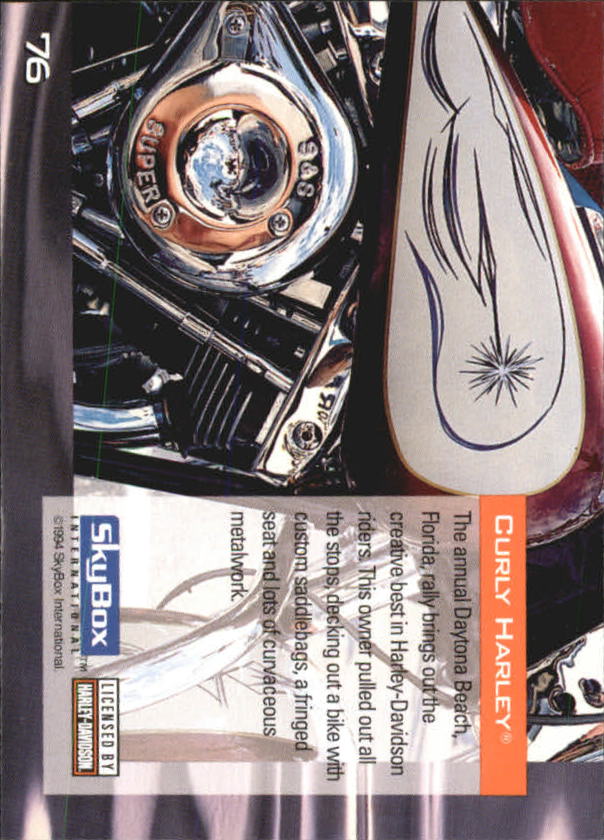 1994 Harley Davidson Collector Cards 1-80 (A5009) - You Pick - 10+ FREE SHIP - Picture 153 of 181