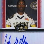 Leaf preparing Army All-American High School cards with Barry