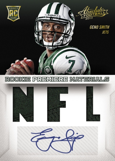 GENO SMITH 2013 Panini Absolute TRIPLE JERSEY #84/99 RC Rookie RPM Seahawks  NFL