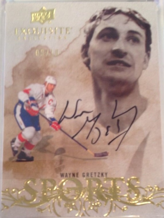 Golf and hockey star autographs in 2012-13 Exquisite Collection ...