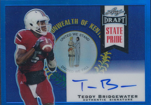 Teddy Bridgewater's autograph 