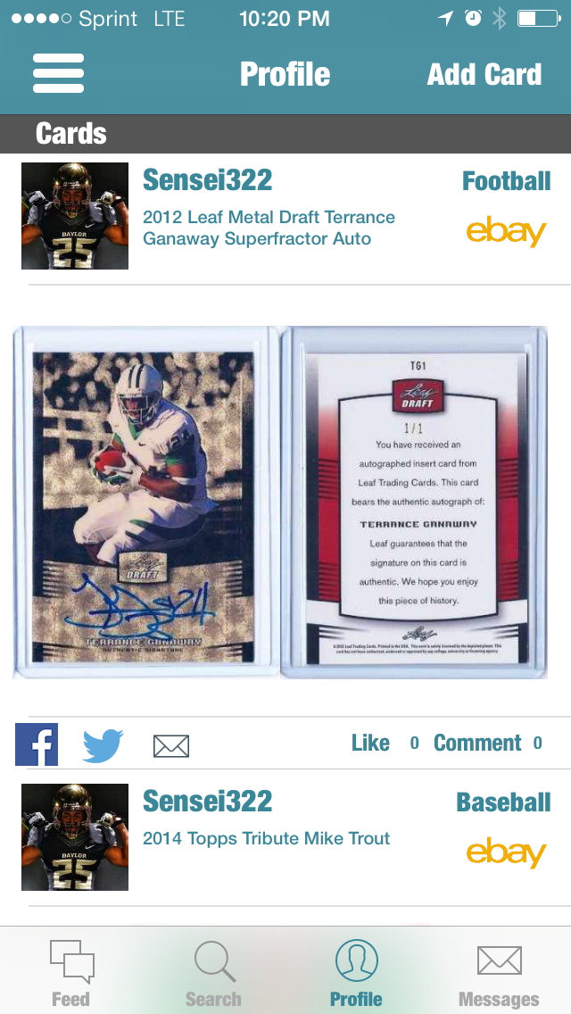 Sports Card Album aims to be the photosharing app for card collectors