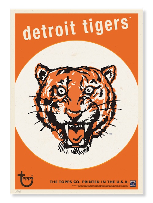 MLB Detroit Tigers - Retro Logo 14 Poster