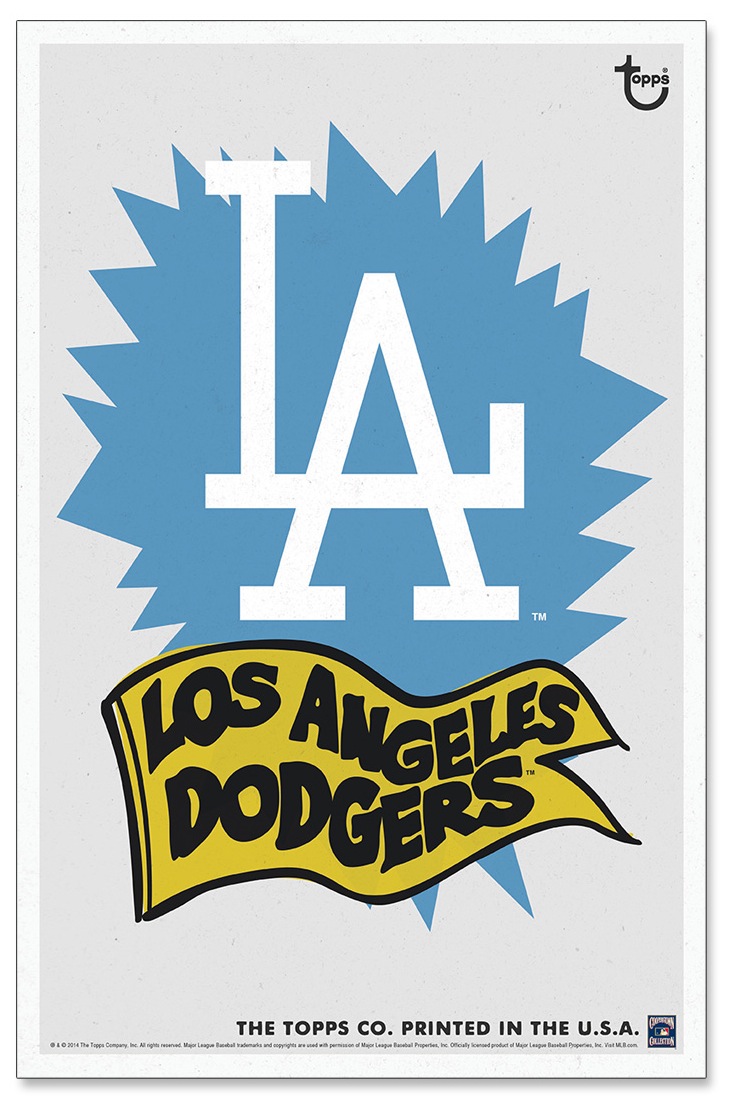 Topps' latest wall art series takes a look back at vintage MLB logos -  Beckett News