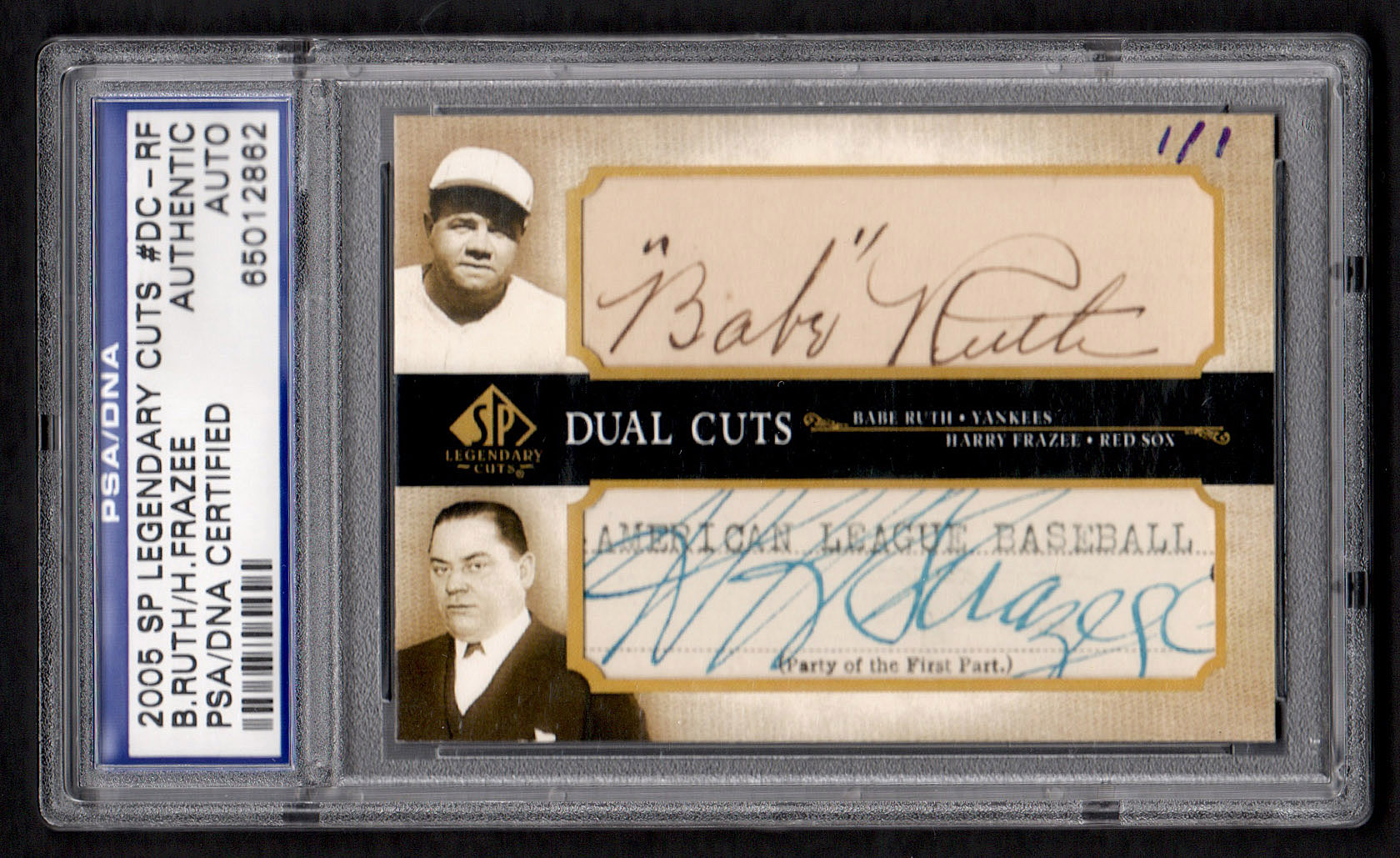 Upper deck babe ruth card