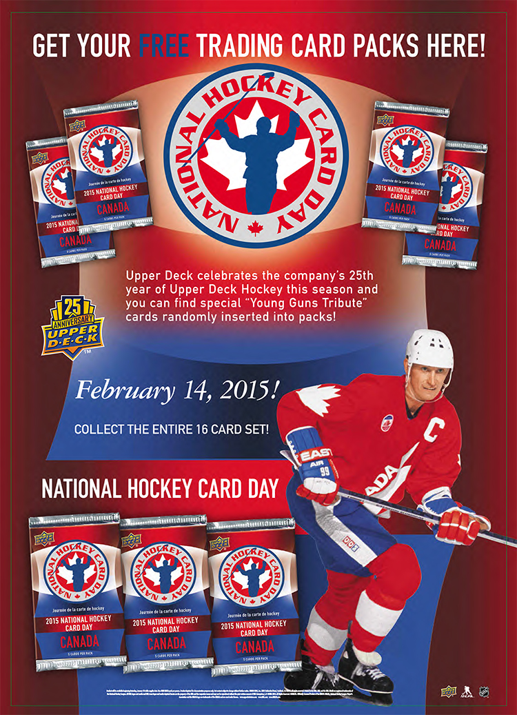 2022 Upper Deck National Hockey Card Day Checklist, Date, Info