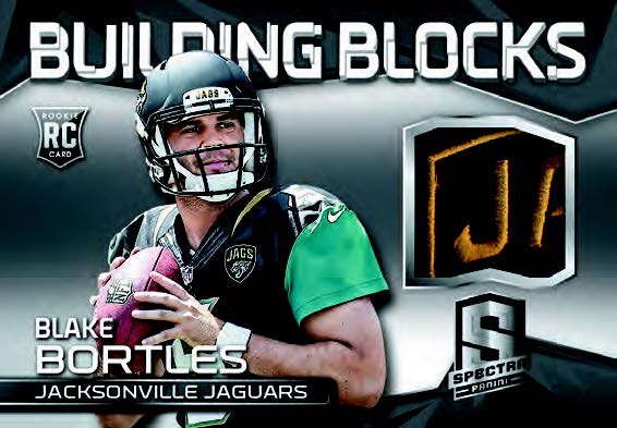 2014 Spectra Building Blocks Jerseys Blue Prizm /49 Blake Bortles Rookie RC