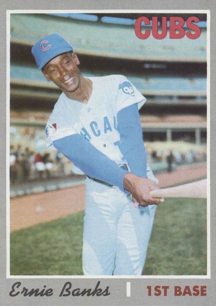 Ernie Banks Auravision Cardboard Record 1964 Baseball Sport 