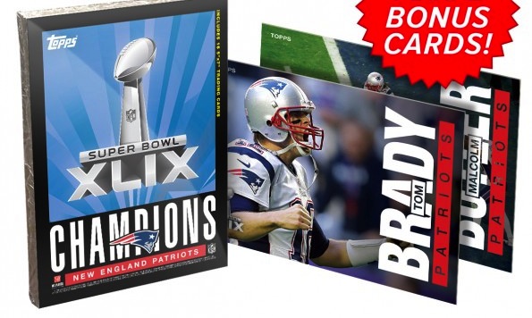 2015 Topps Super Bowl XLIX Champions Tom Brady New England