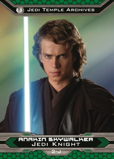 2015 Star Wars Chrome Perspectives Jedi vs Sith Refractor #2-S Anakin Skywalker 
