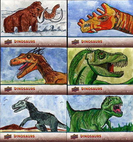 Retailer Upper Deck Dinosaurs audio trading card RARE