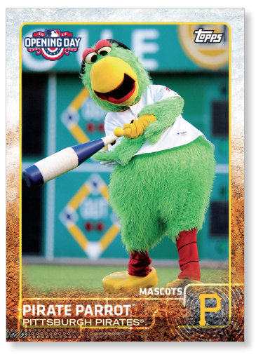  2018 Topps Opening Day Mascots #M-19 Pirate Parrot Pittsburgh  Pirates : Collectibles & Fine Art