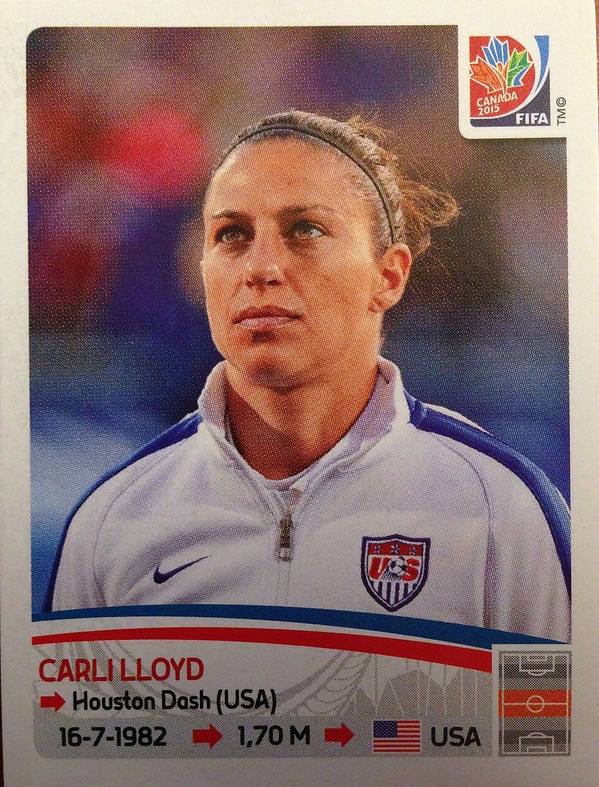 USA Panini Frauen WM 2019 Sticker 422 Carli Lloyd 