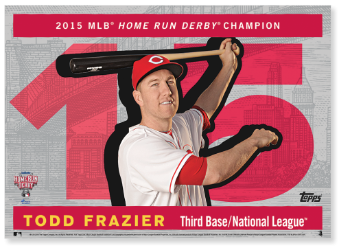 Topps commemorates Todd Frazier's Home Run Derby win, Mike Trout's All-Star  MVP - Beckett News