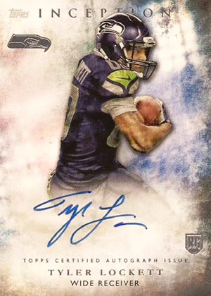 Sold at Auction: TYLER LOCKETT AUTOGRAPHED 2015 TOPPS FINEST JERSEY CARD