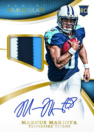 2015 Panini Immaculate Collection Football Details, Box Info