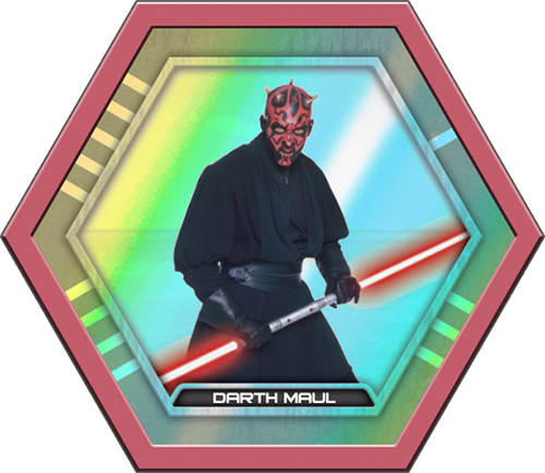 Star Wars Card Trader Retro Rewind SWR 1st Edition Darth Maul Blue Digital 