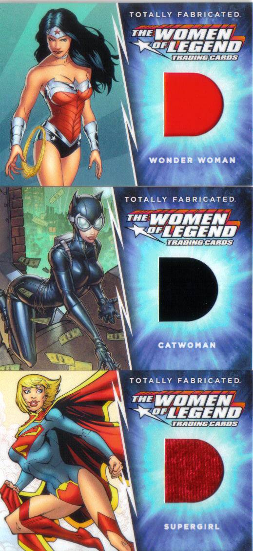 CARDHOLDER Upcycled Power Girls Comic Book Page in PVC 90s 
