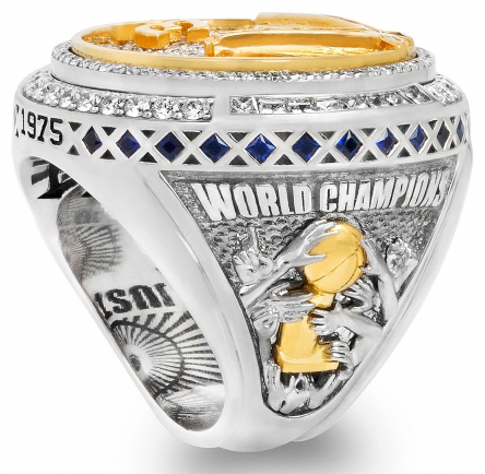 Golden State Warriors 2015 NBA Championship Ring Side A - Beckett News