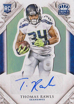 First Thomas Rawls Rookie Card Arrives in 2015 Crown Royale