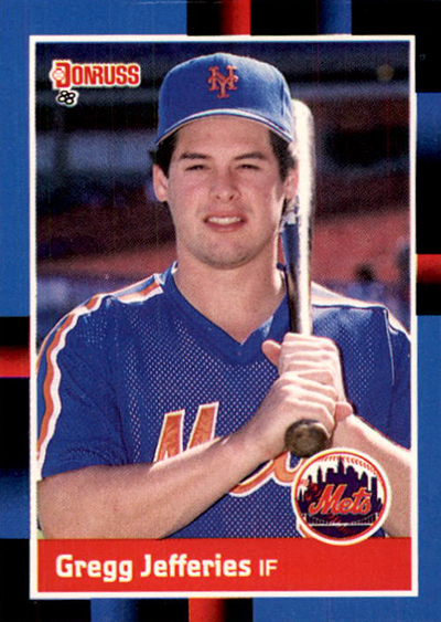 1988 Donruss Gregg Jefferies RC