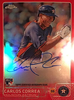 2016 American League All-Stars Topps #AL6 #6 Carlos Correa Rookie