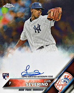  2016 Topps #265 Luis Severino NM-MT RC Rookie Yankees :  Collectibles & Fine Art