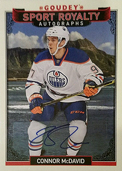 2018 Upper Deck Goodwin Champions Autographs Dealer Preview #CCD-CM Connor  McDavid Autograph Card - NM-MT