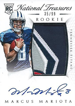 Marcus Mariota Signed Tennessee Titans 2015 Donruss Elite Rookie