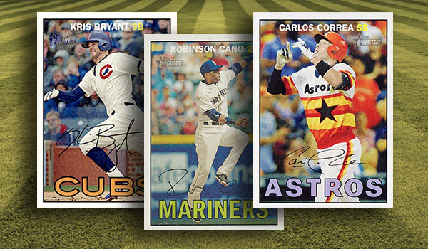 2016 Topps Heritage Throwback Variations Feature