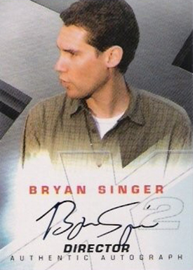 X-Men Trading Cards - 2002 X2 Autographs Bryan Singer