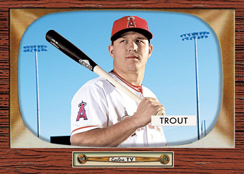 mike trout throwback