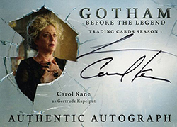 QTY AVAIL Cryptozoic Gotham Season 1 Nicholas D'Agosto Autograph Auto #ND