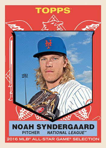 Noah Syndergaard Future Stars Topps All-Star Rookie Card - 2016 Topps  Baseball Card #43 (New York Mets) Free Shipping at 's Sports  Collectibles Store