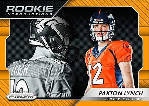 Paxton Lynch 2016 Panini Prizm Camo Prizms Broncos Rookie Rc #d 22/25