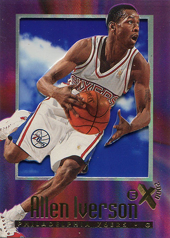 大得価2023 ヤフオク! - NBA ALLEN IVERSON ROOKIE CARD 1996-97 Topps ...