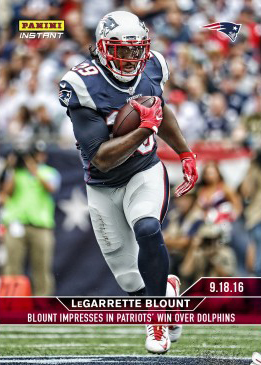 : 2016 Panini Score Football #191 LeGarrette Blount New England  Patriots : Collectibles & Fine Art