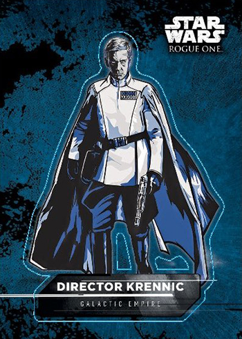 Topps Star Wars Digital Card Trader Rogue One Director Krennic Poster Insert 