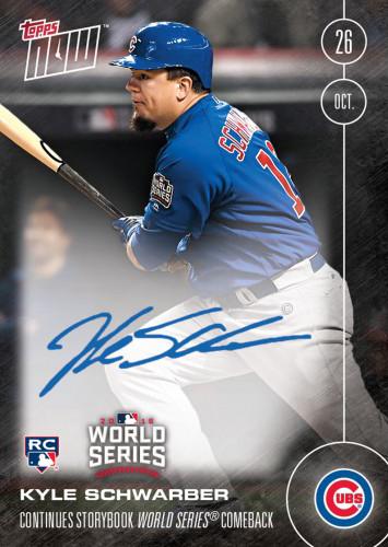 Kyle Schwarber Autographed Base